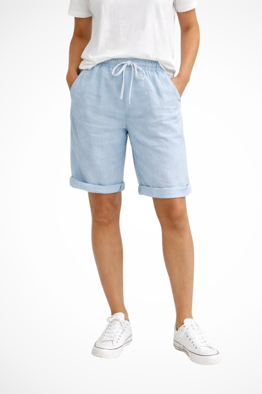 Women's Relaxed Fit Comfort Trousers in Blue