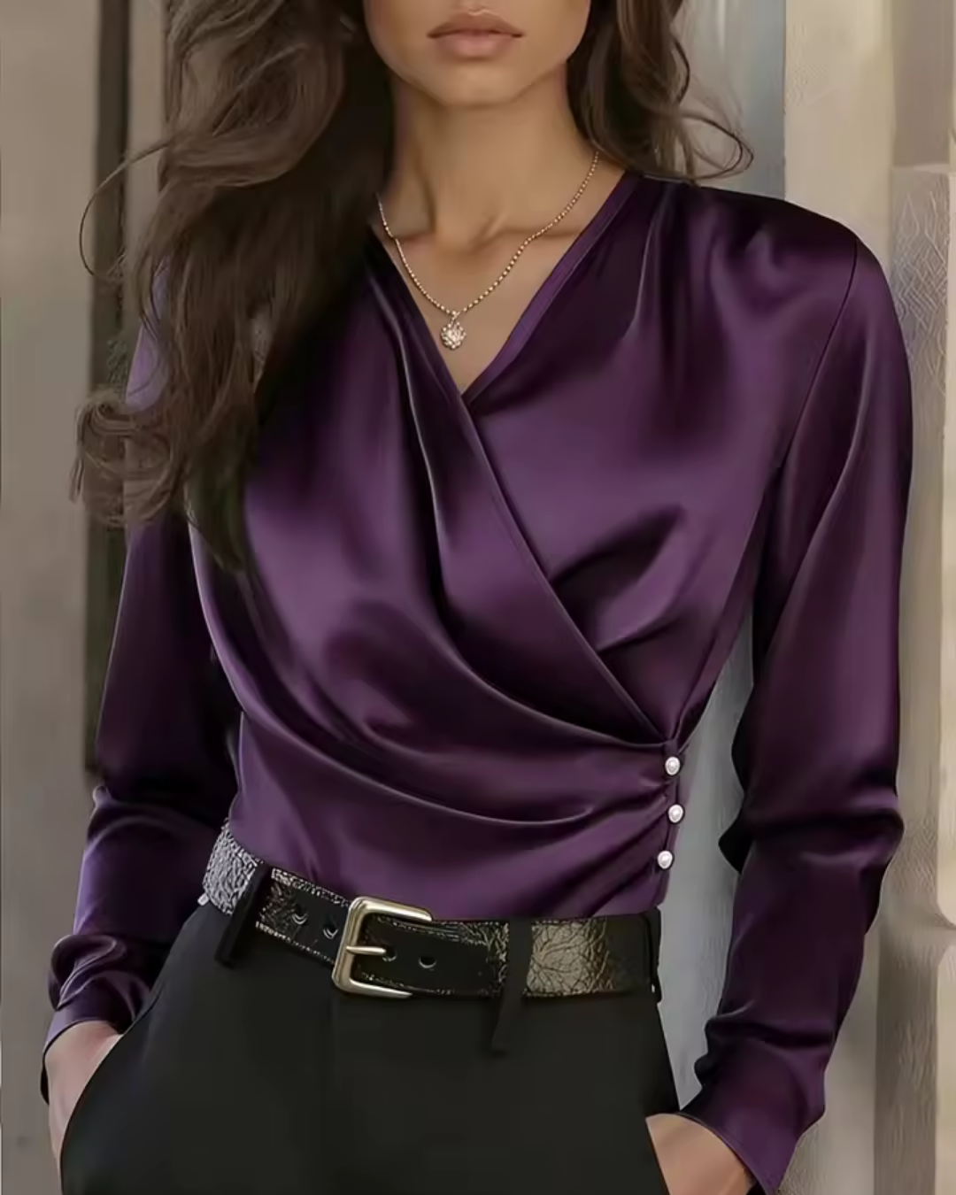 Women's Twist Front Blouse