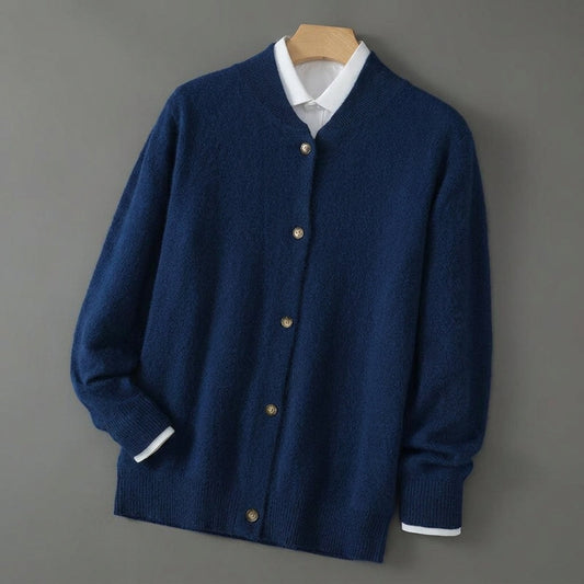 Men's Beige Jumper in Blue