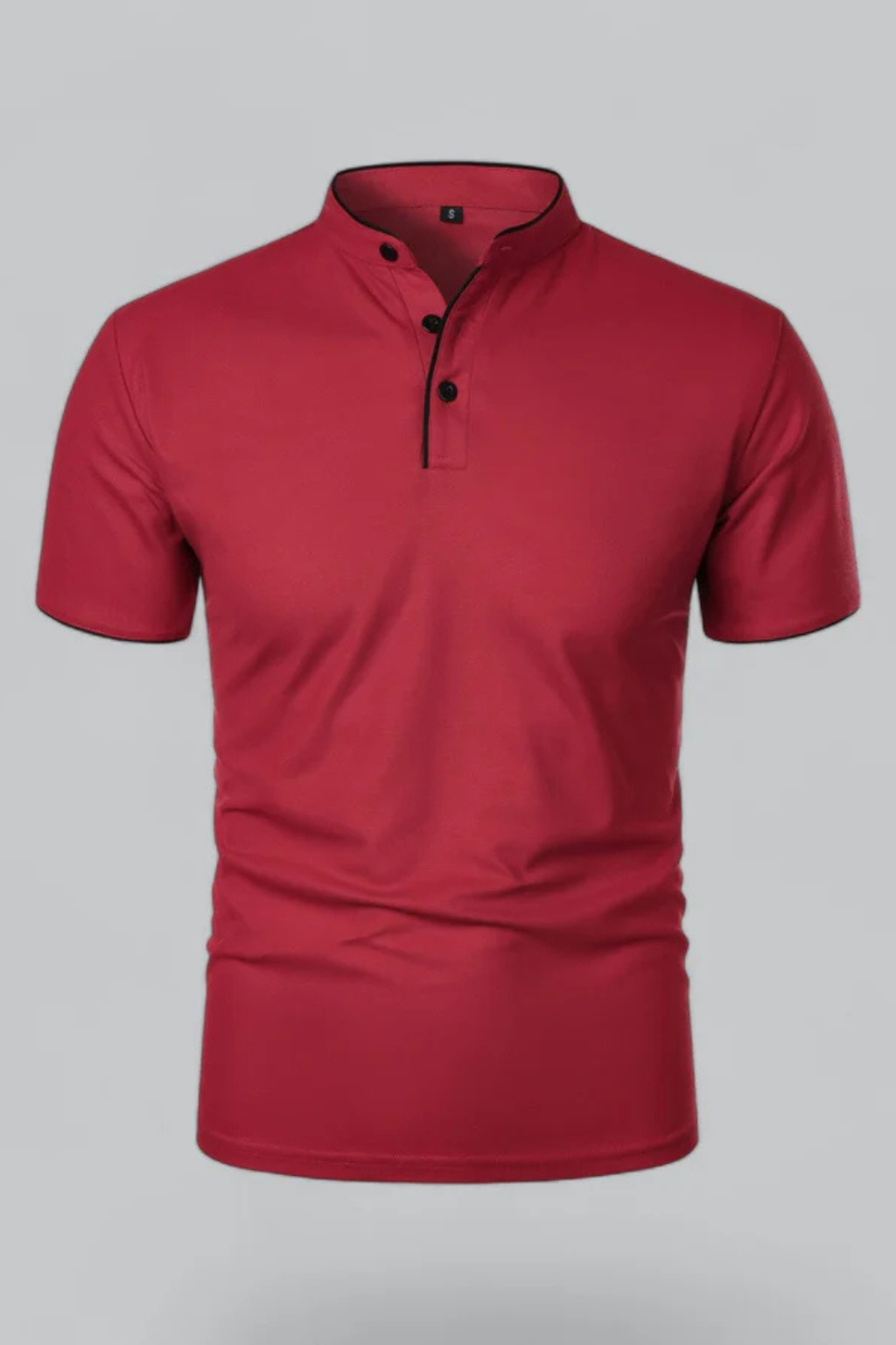 Men's Khaki Short Sleeve Polo Shirt