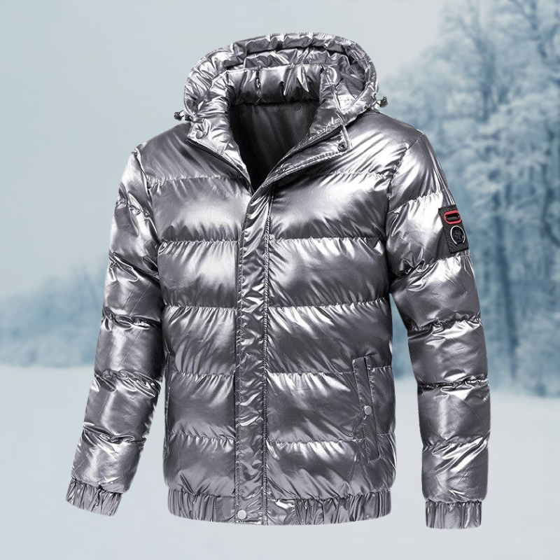 Men's Quilted Windproof Puffer Jacket view 10