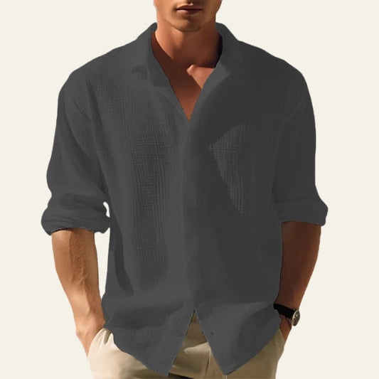 Men's Pink Shirt in Black