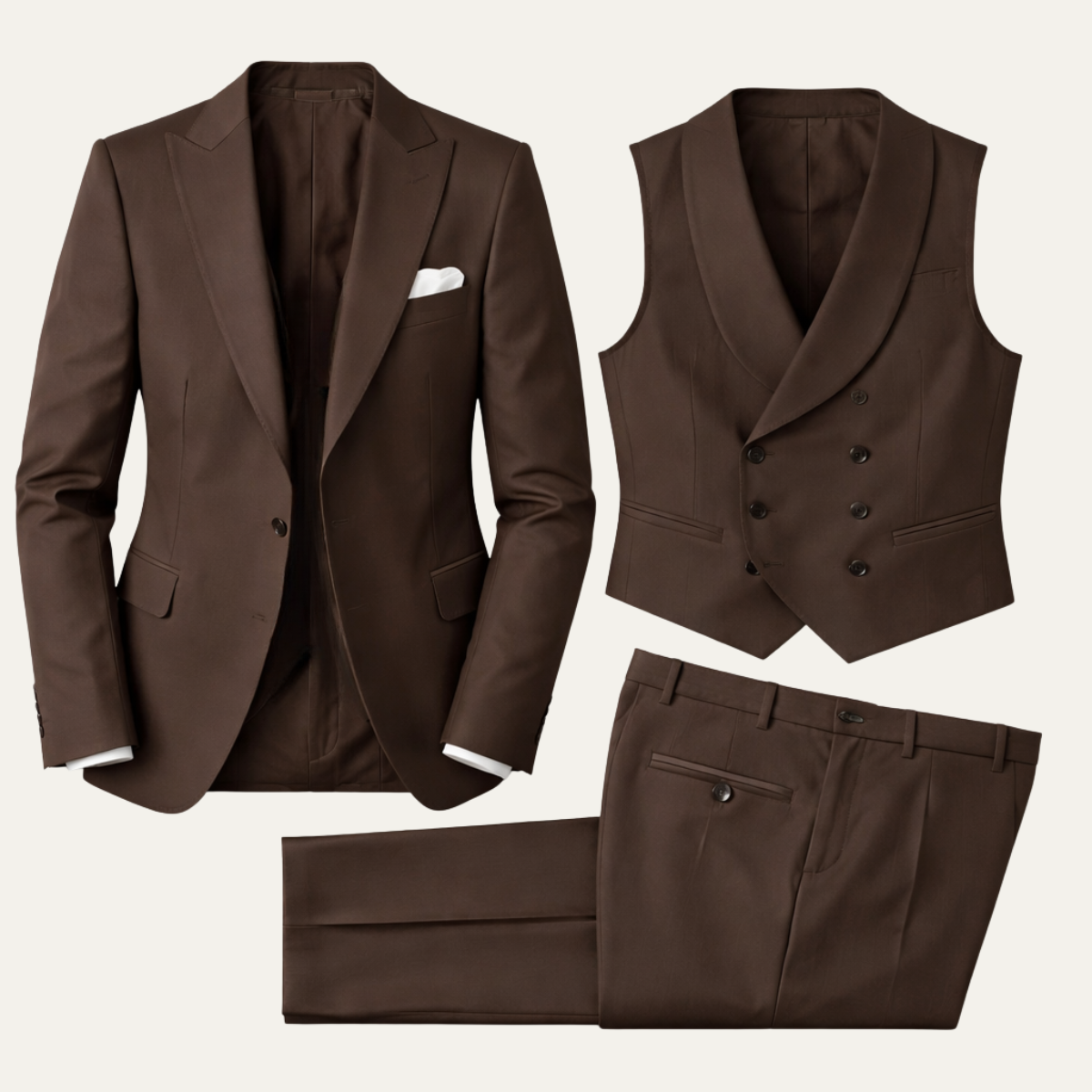 Men's Slim Fit Three Piece Suit