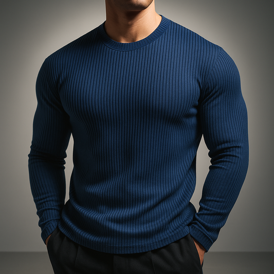 Men's Gray Jumper in Blue