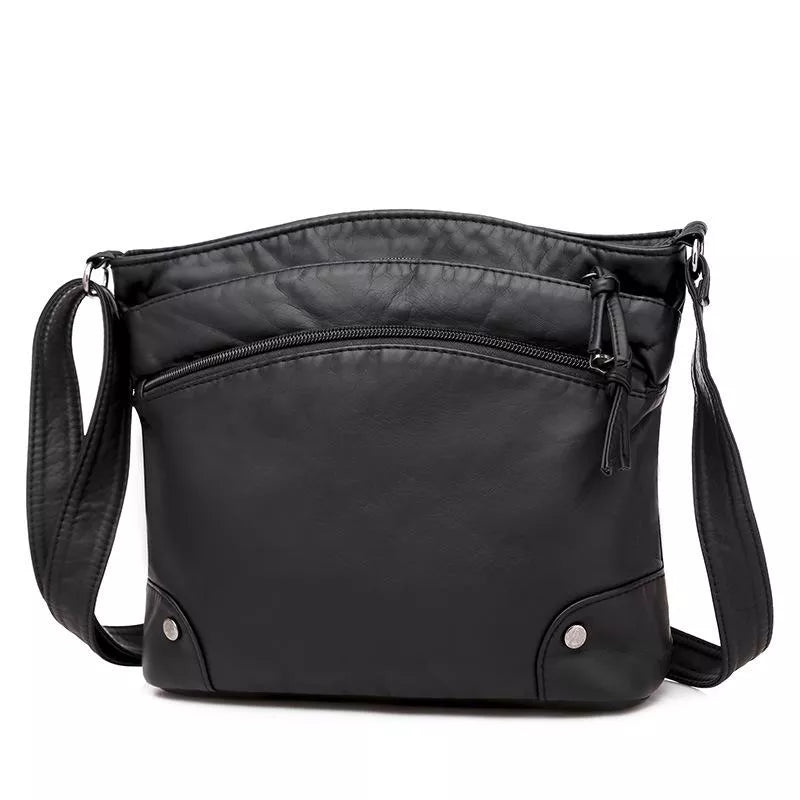 Women's Faux Leather Crossbody Bag view 6