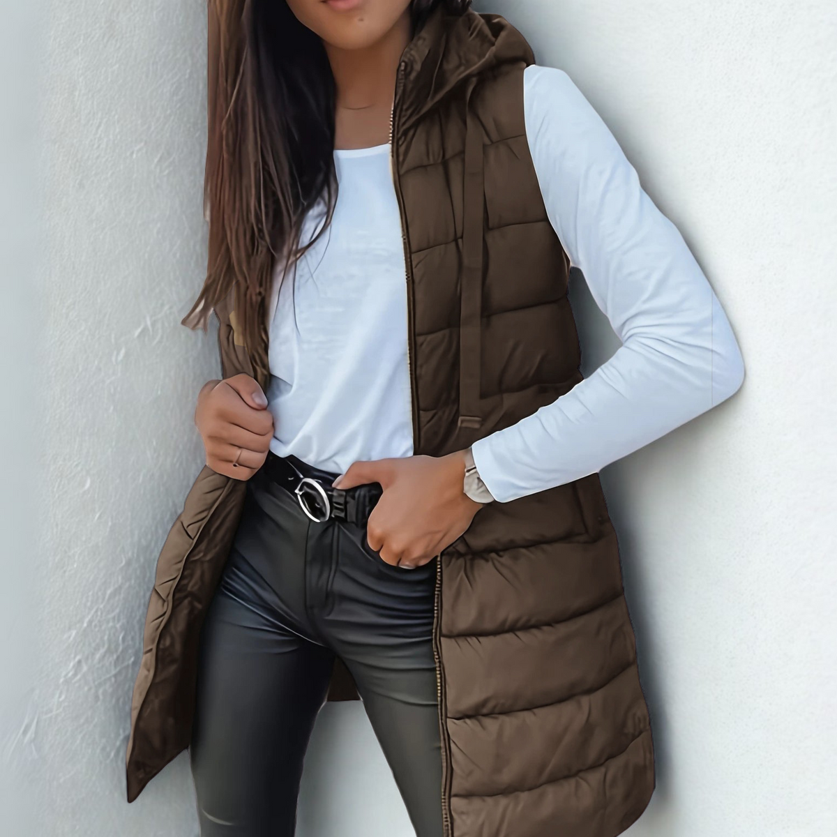 Women's Hooded Gilet view 6