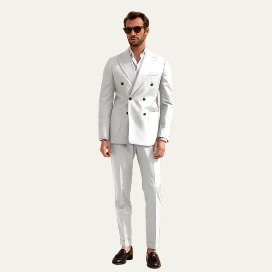 Men's Double Breasted Three Piece Suit