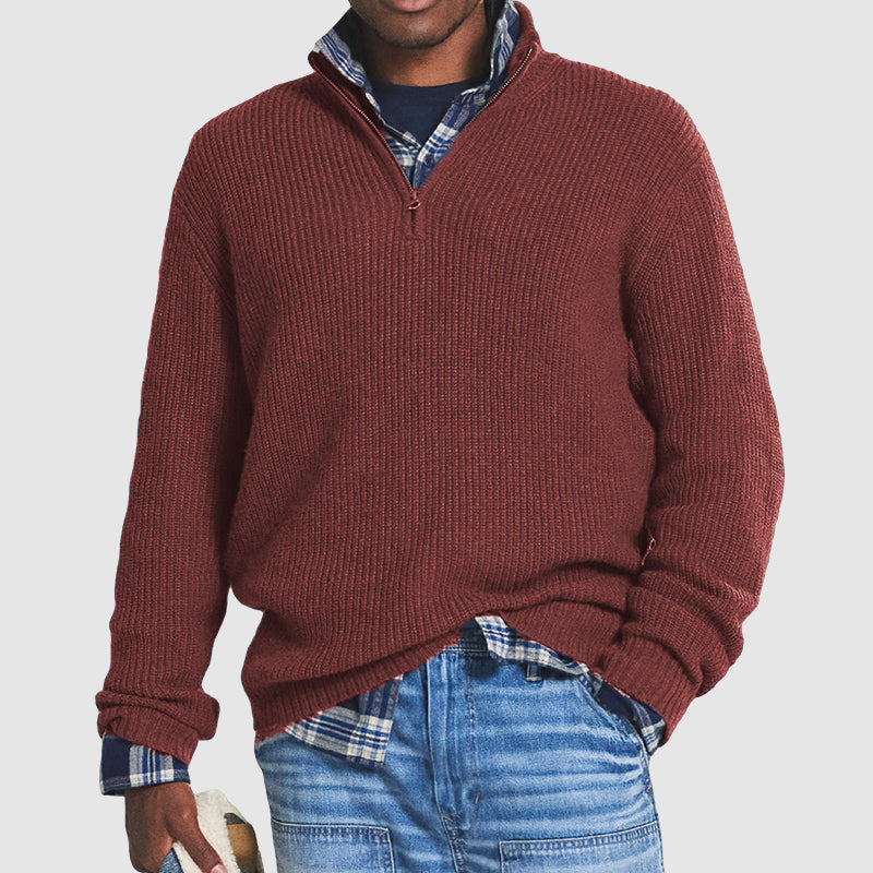 Men's Half Zip Jumper