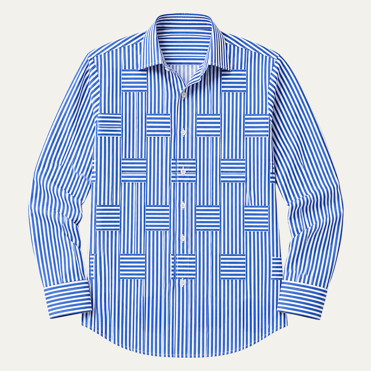 Men's Striped Casual Shirt