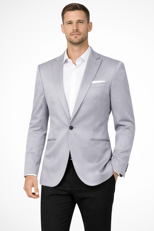 Men's Tailored Blazer in Grey