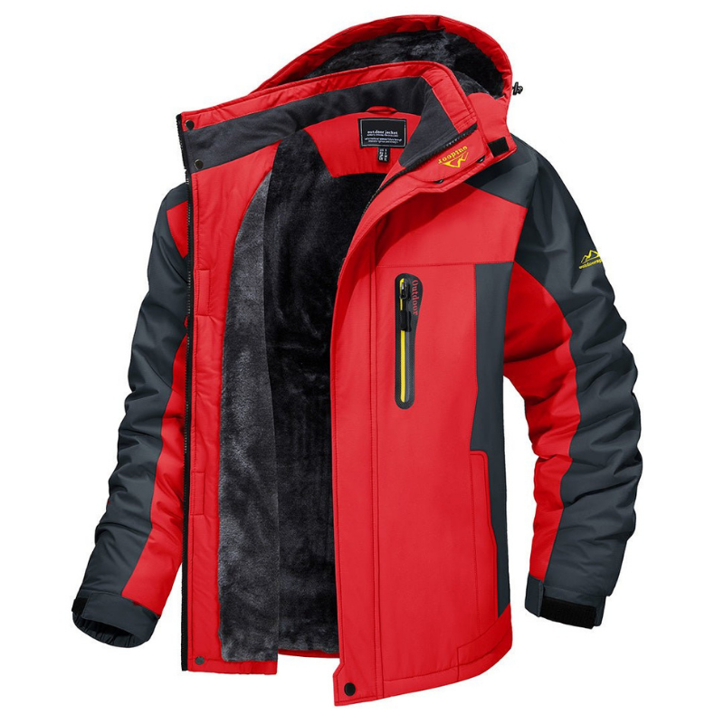 Men's Blue Casual Winter Coat