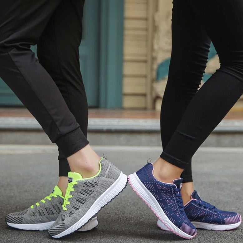 Women's Black Comfort Walking Shoes
