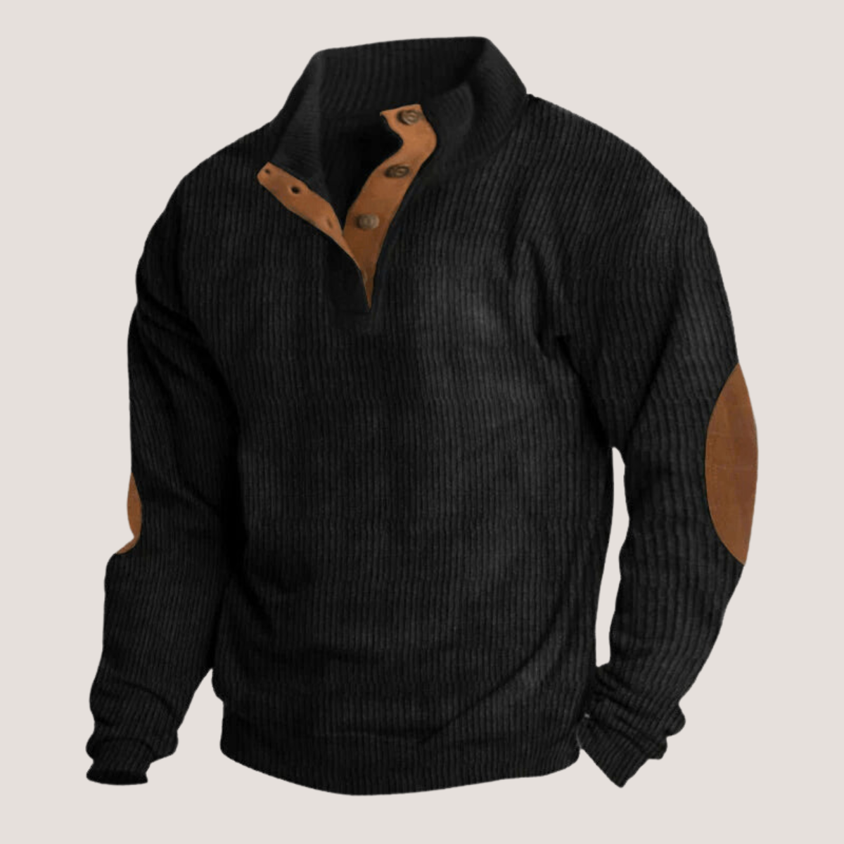 Men's Collared Knitted Jumper