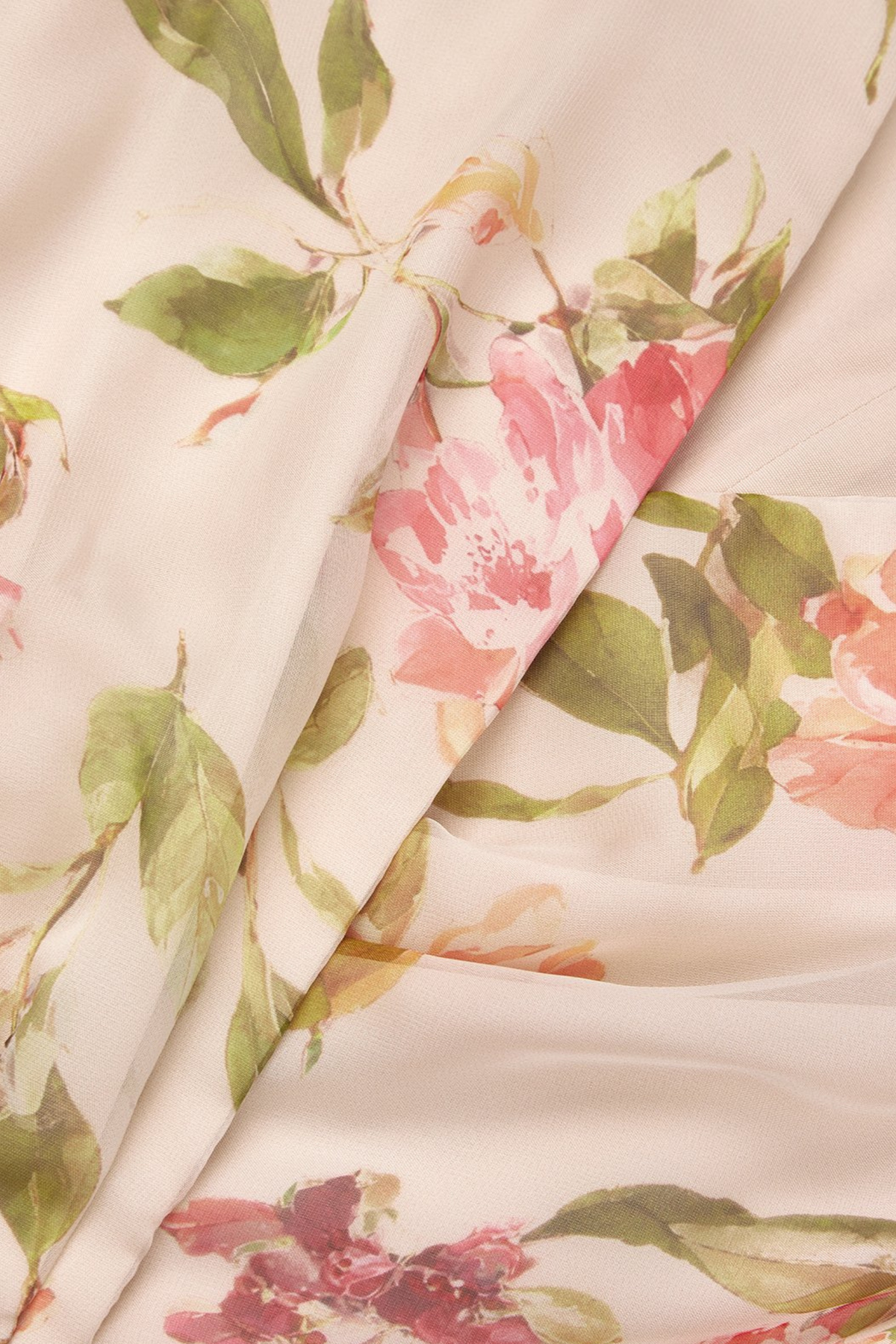 Women's V Neck Floral Midi Dress