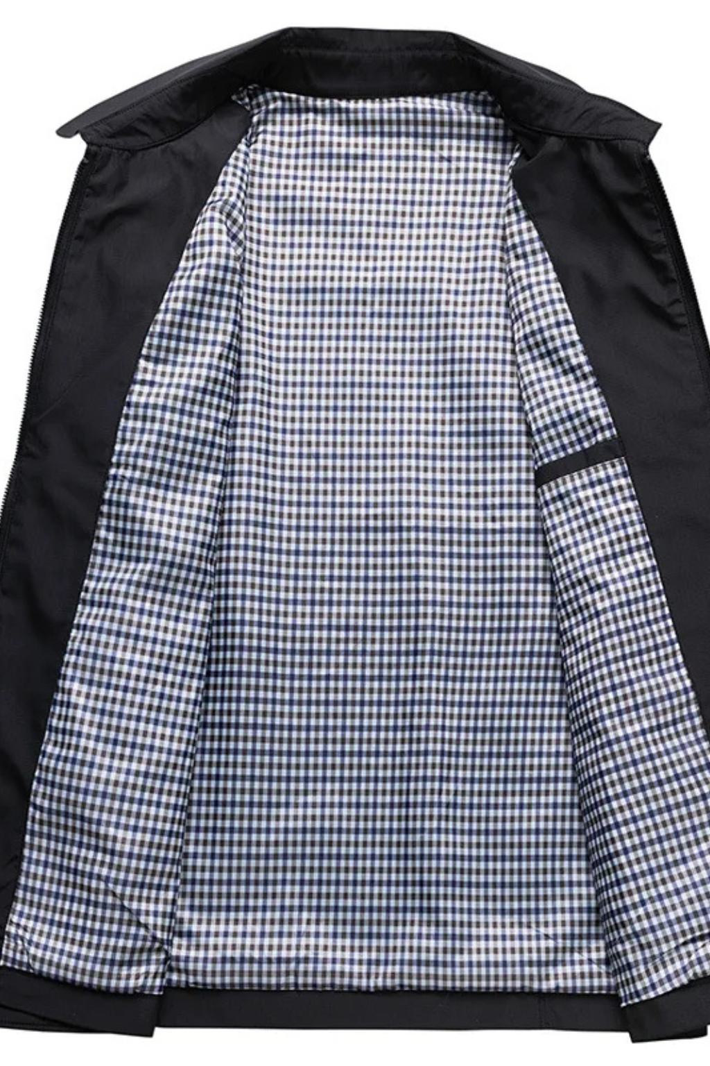 Men's Checked Harrington Jacket