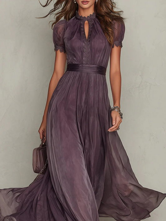 Women's High Neck Maxi Dress