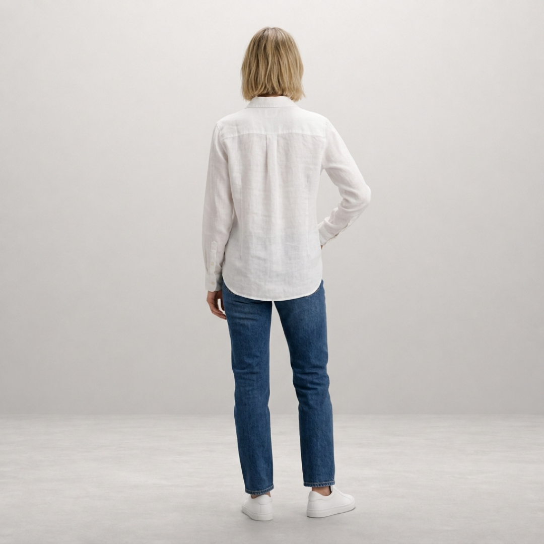 Women's Relaxed Fit Button Front Casual Shirt