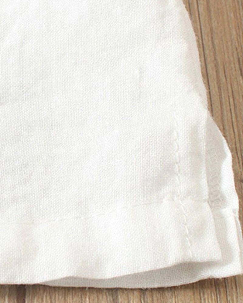 Women's Relaxed Fit Crew Neck Short Sleeve Button Front T Shirt
