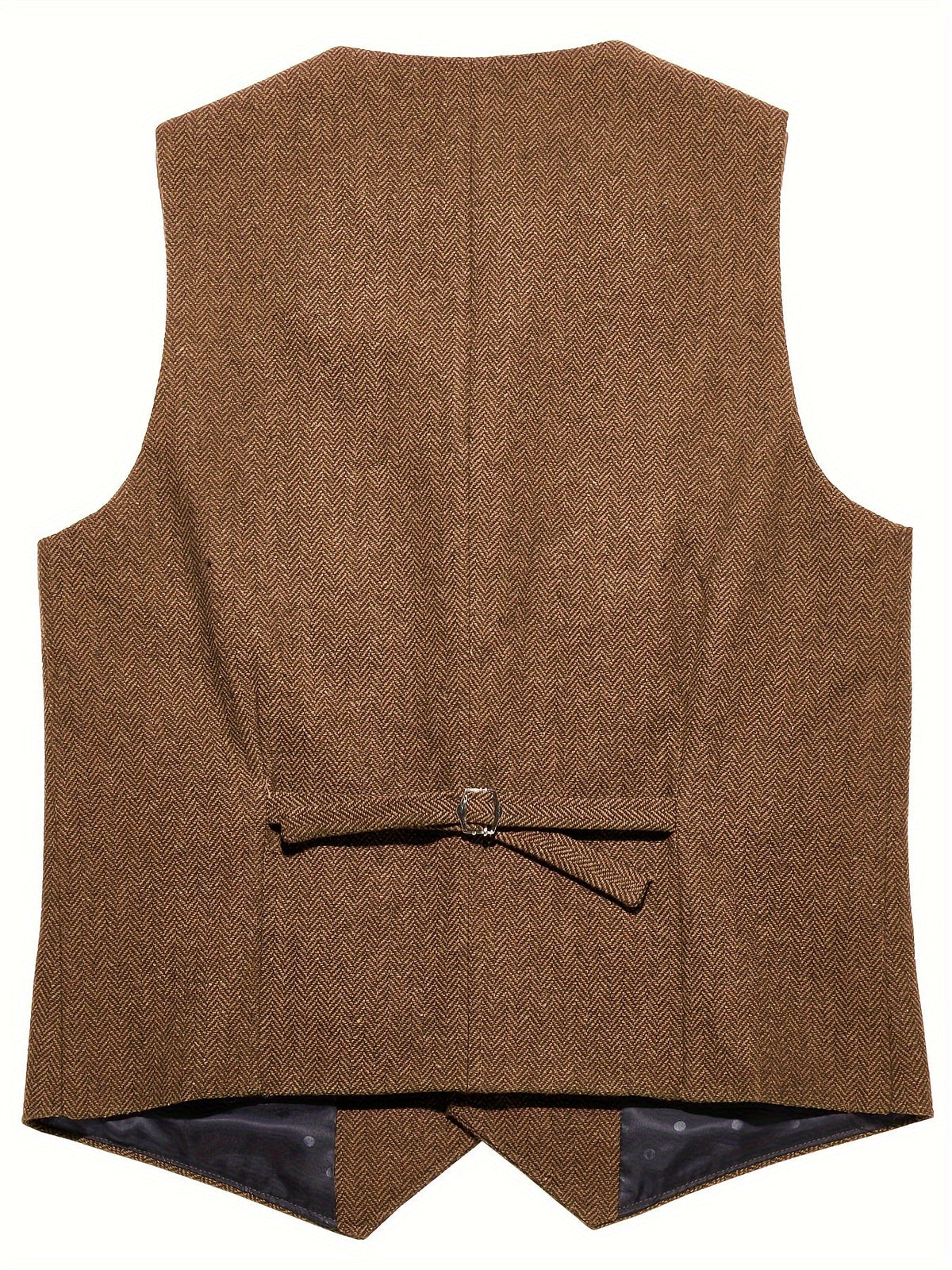 Men's Herringbone Knitted Tailored Waistcoat