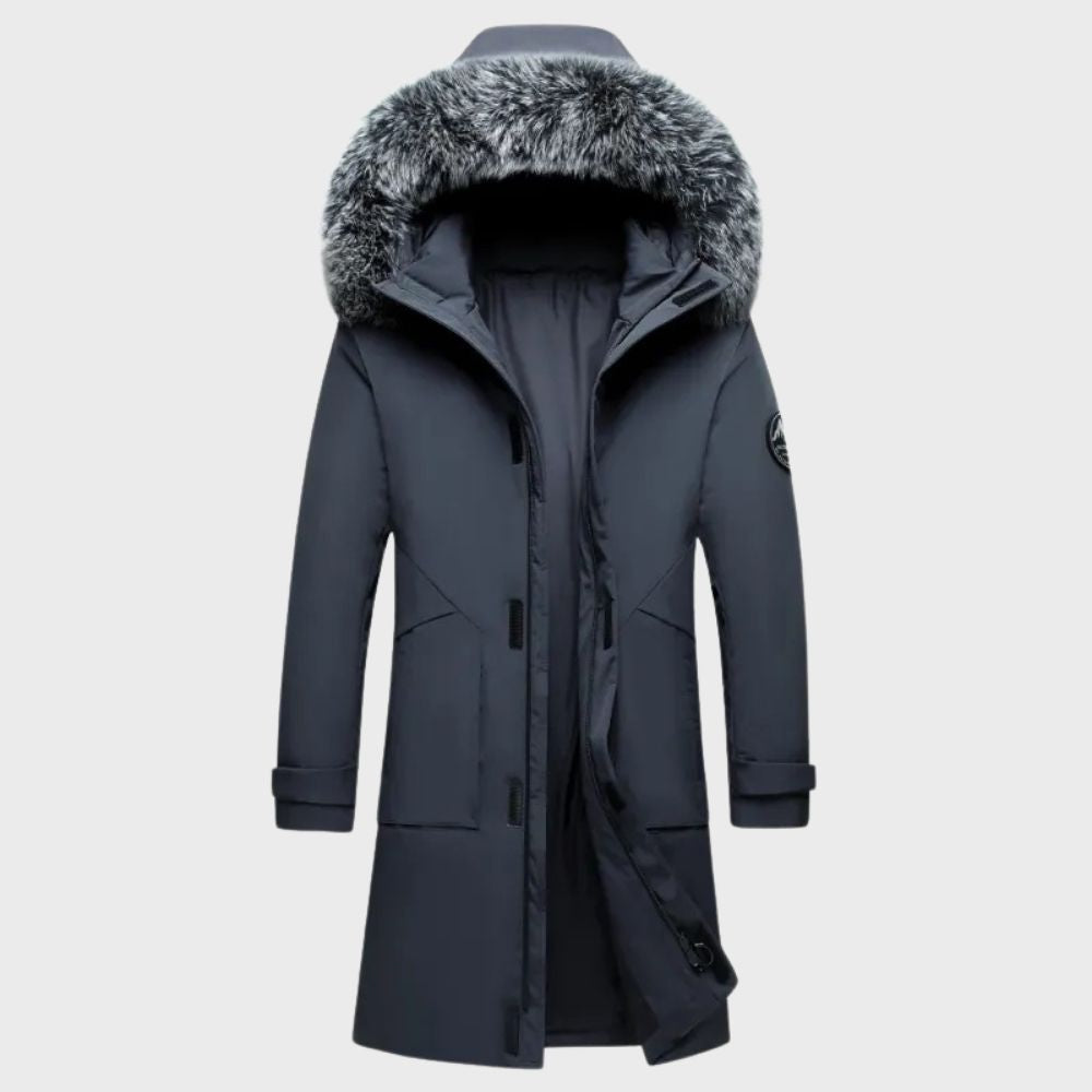 Men's Blue Thermal Winter Coat