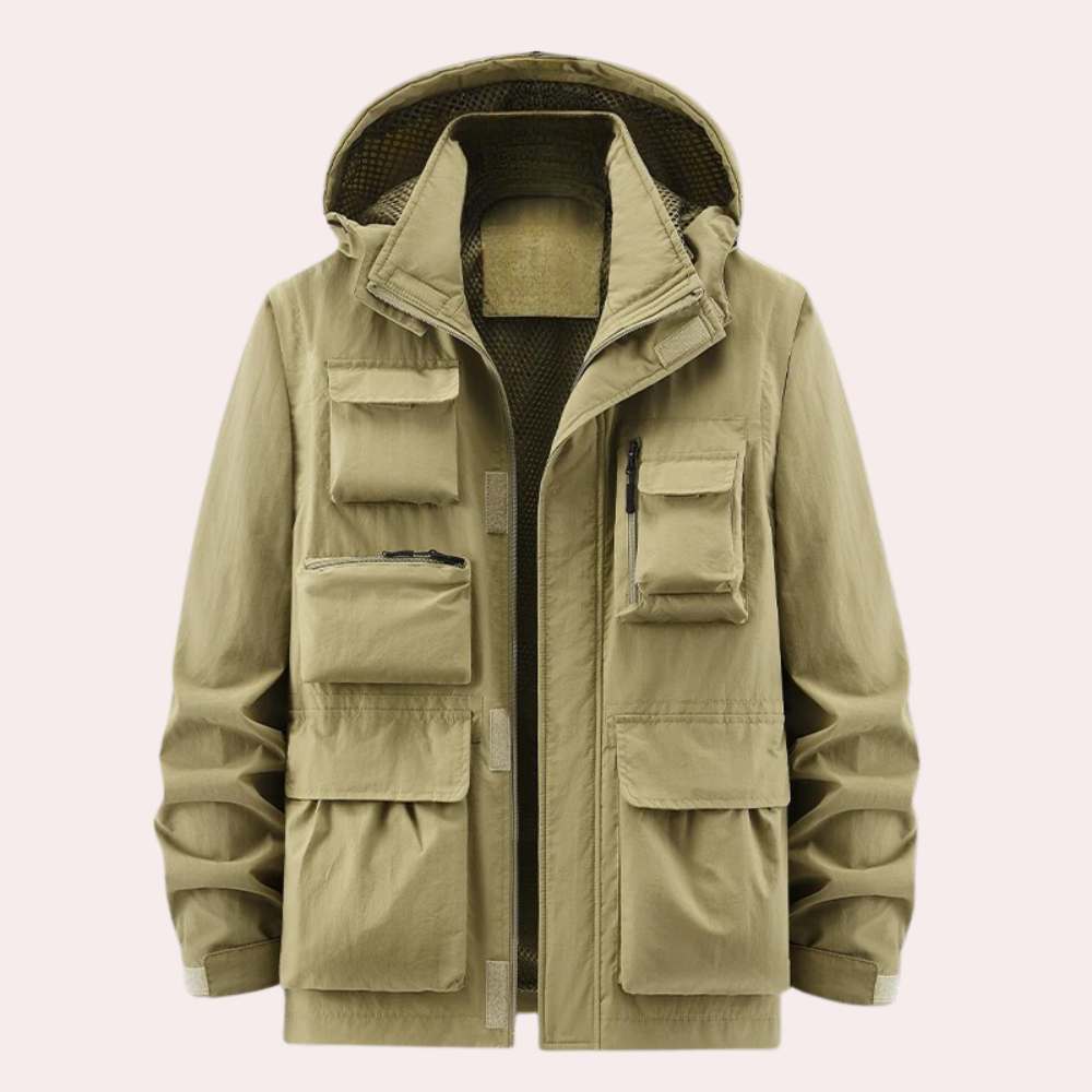 Men's Comfort Winter Coat in Khaki