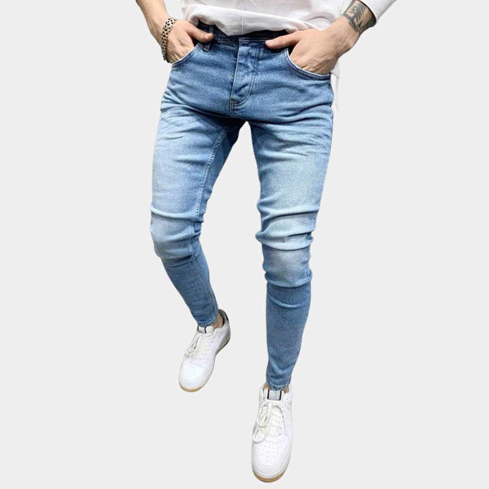 Men's Black Relaxed Fit Jeans