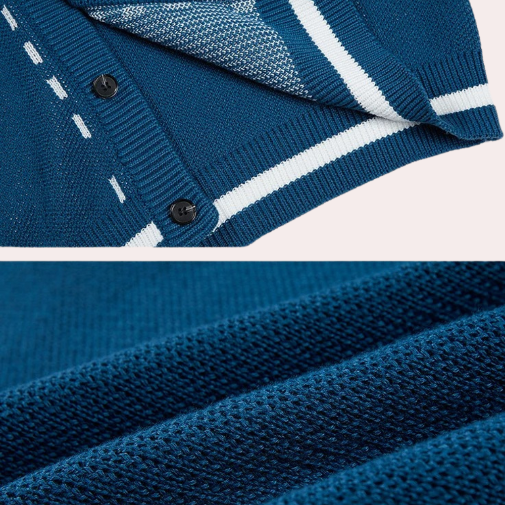 Men's Black Cardigan