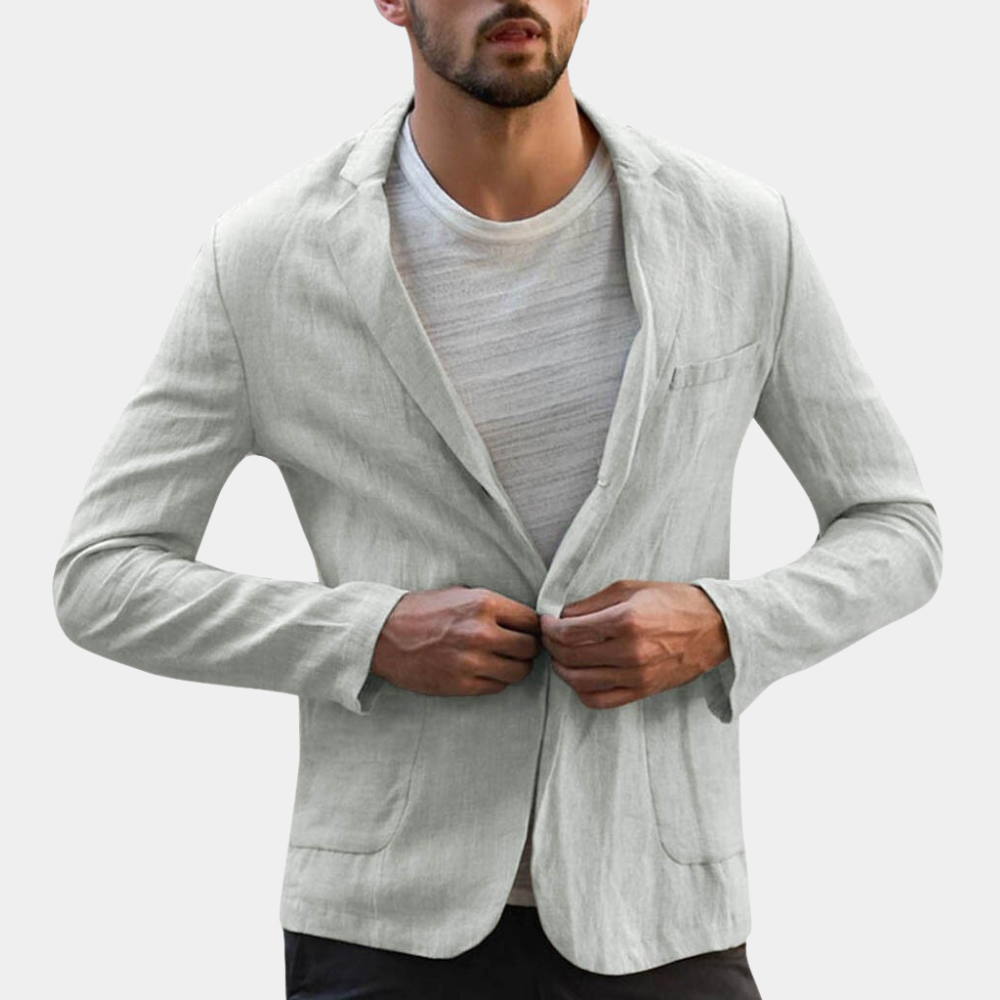 Men's Black Casual Blazer