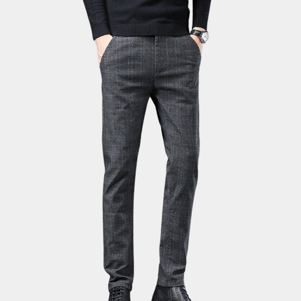 Men's Checked Trousers