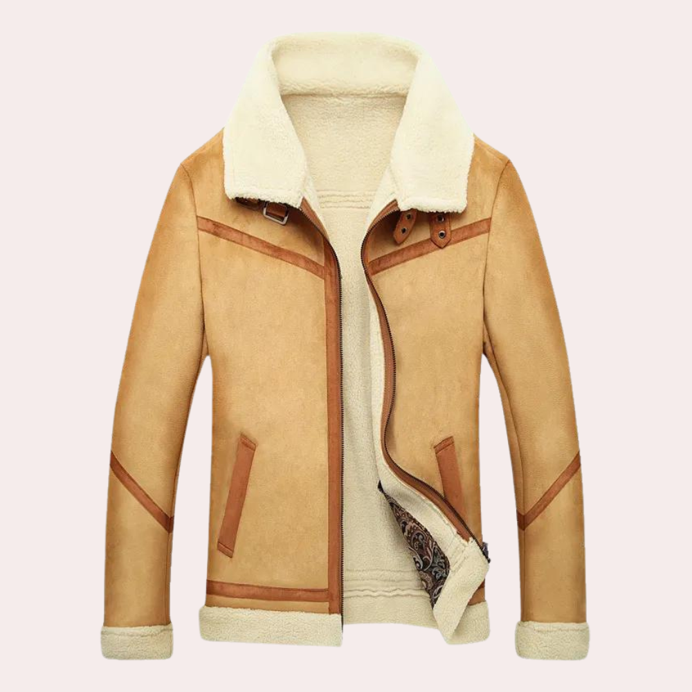 Men's Camel Comfort Winter Coat