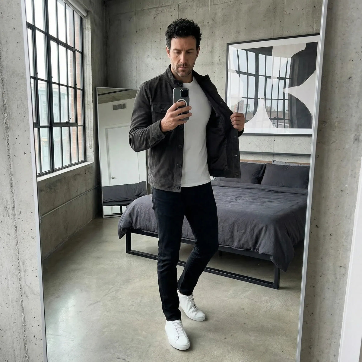 Men's Green Winter Coat