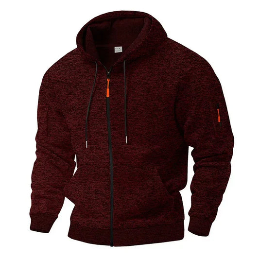 Men's Donkerrood Winter Coat