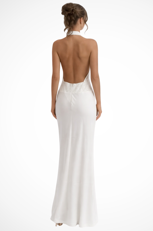 Women's Halter Neck Wedding Guest Dress