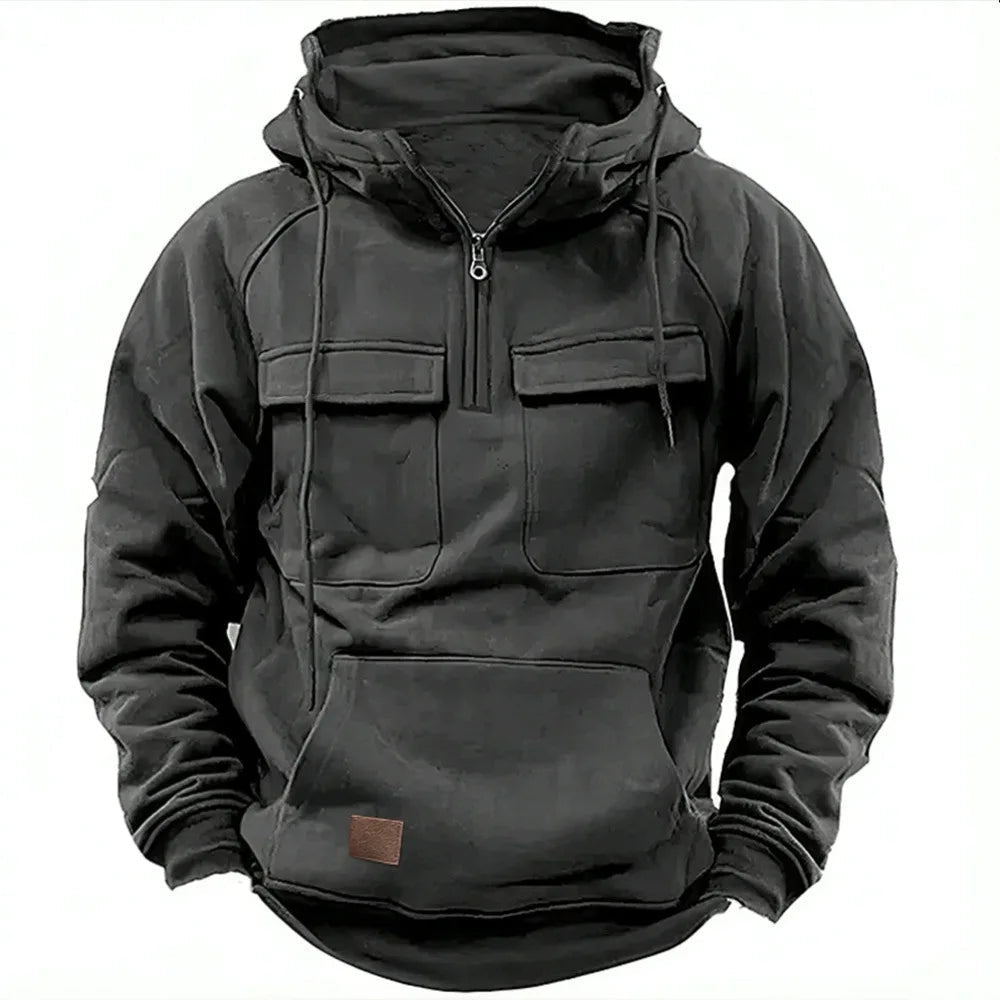 Men's Knitted Utility Hoodie view 9