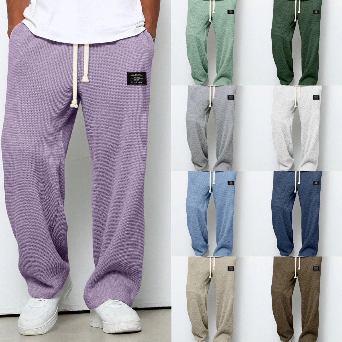 Men's Wide Leg Trousers