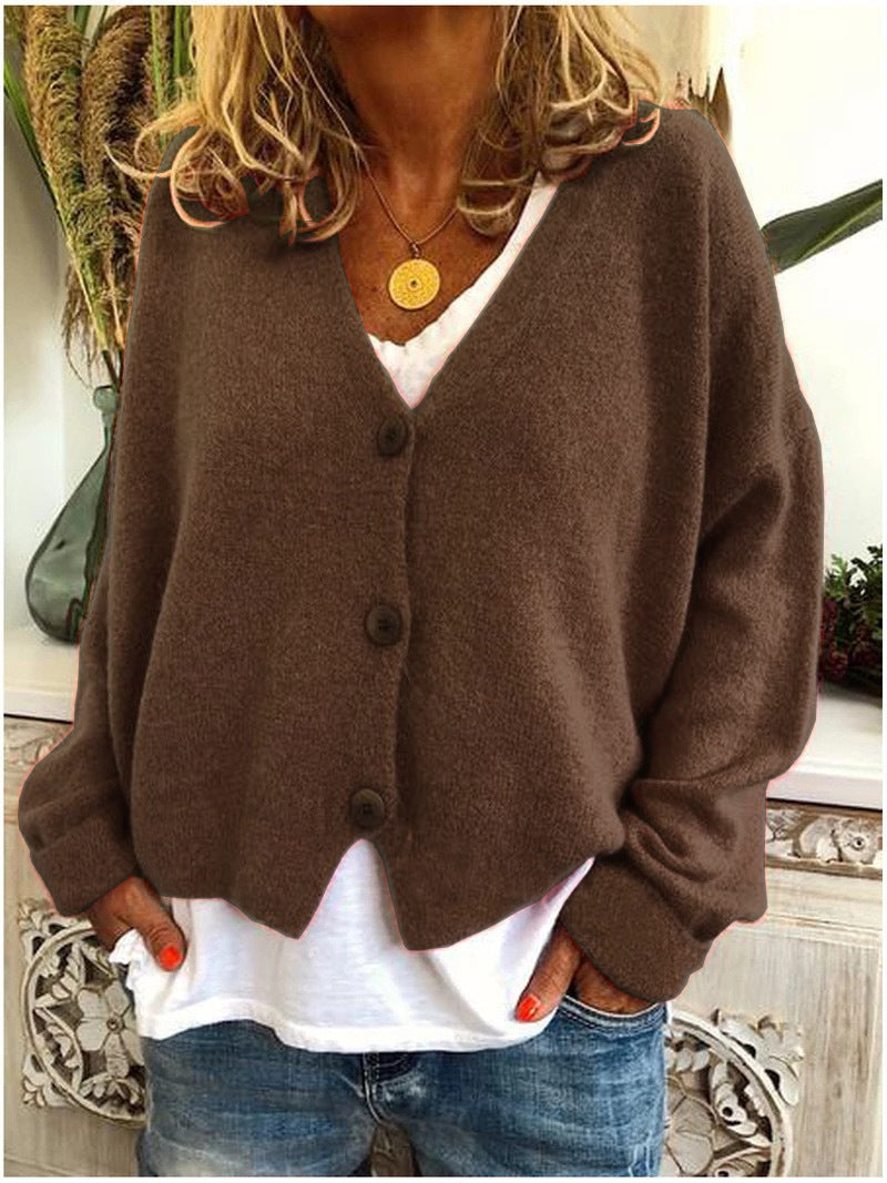 Women's Cardigan in Brown