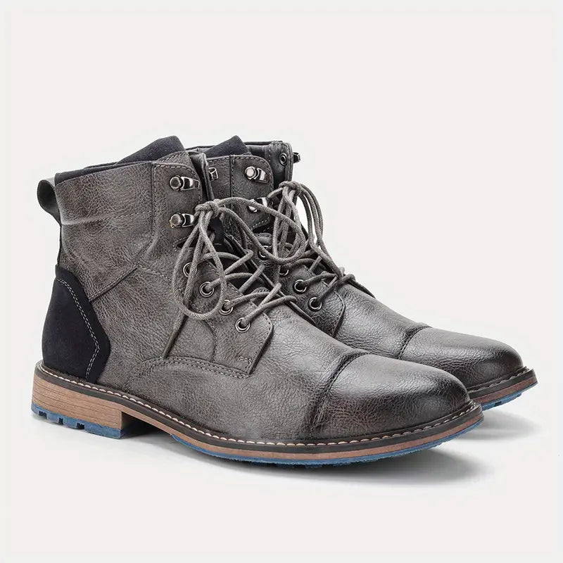 Men's Grey Ankle Boots