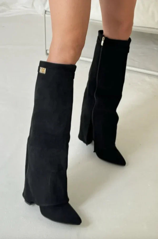 Women's Faux Leather Ankle Boots view 2