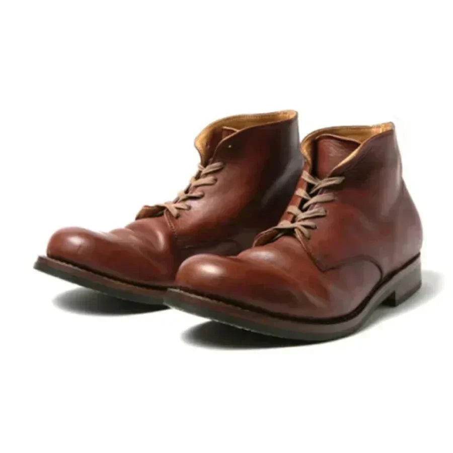 Men's Black Oxford Shoes in Brown