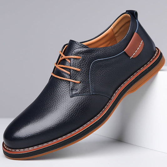 Men's Blue Oxford Shoes in Blue