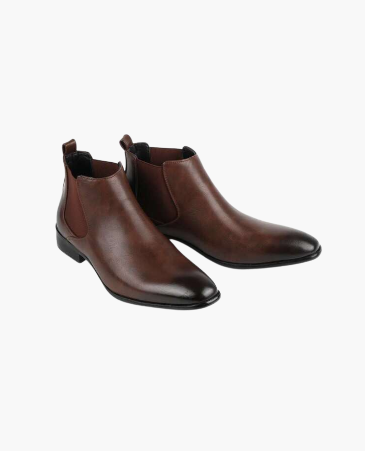 Men's Pointed Toe Elastic Gusset Chelsea Boots