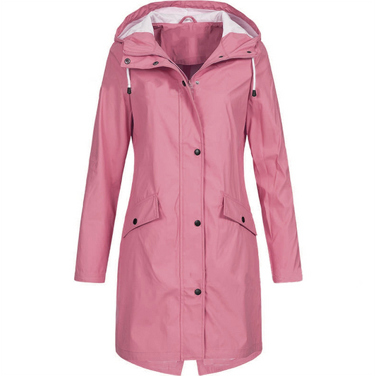 Women's Waterproof Windproof Winter Coat in Pink