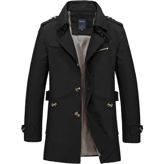 Men's Jasny khaki Trench Coat