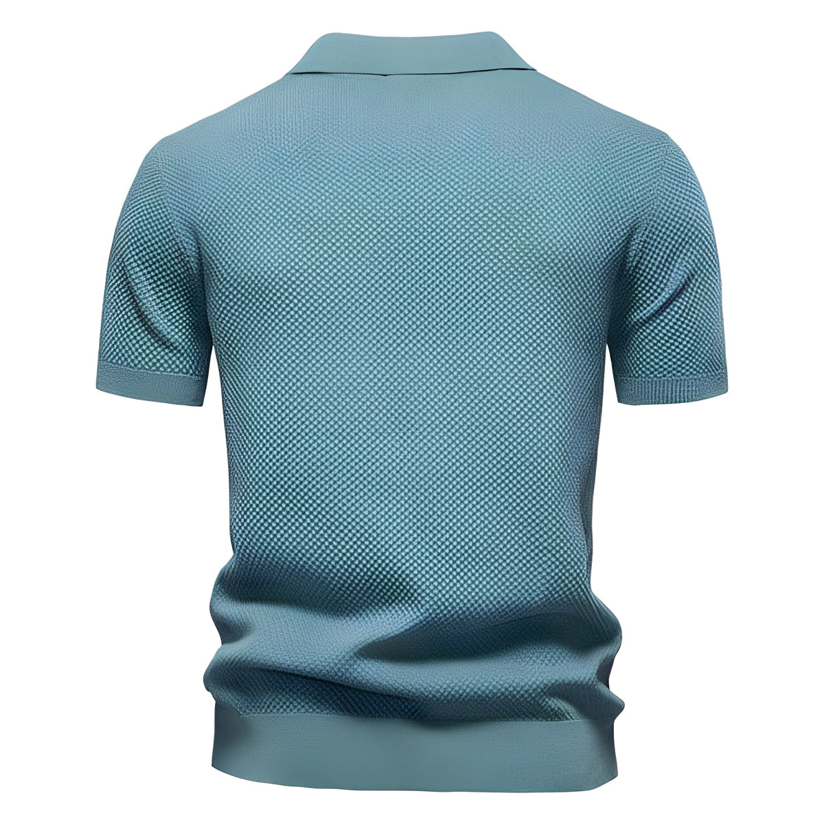 Men's Teal Short Sleeve Polo Shirt