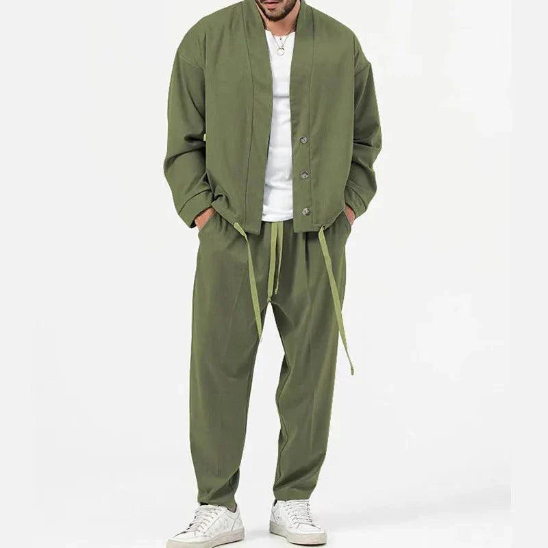 Men's Drawstring Winter Coat