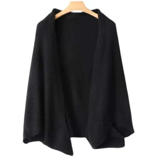 Women's Batwing Sleeve Open Front Cape Cardigan view 2