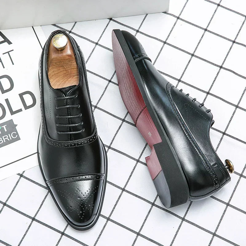 Men's Black Walking Shoes