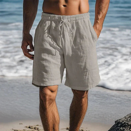 Men's Quick Dry Sheer Panel Lightweight Swim Shorts in Grey