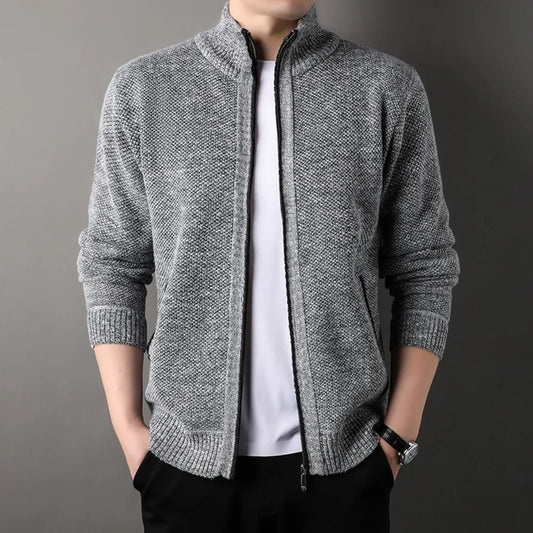 Men's Beige Lightweight Jacket in Grey