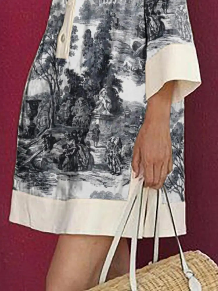 Women's Vintage Mini Dress